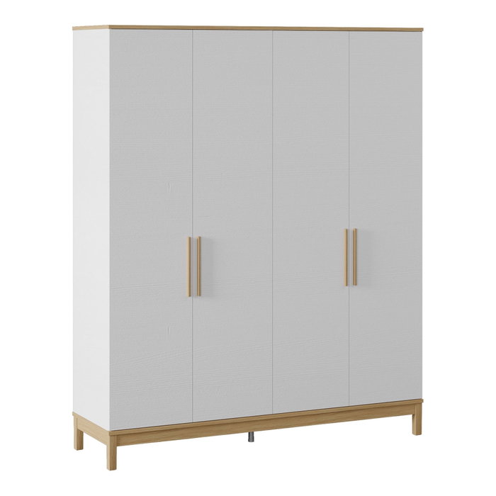 Hanah Home Etto Mm1.44.63.U1 Madera y Roble Blanco Hanah Home Etto Mm1.44.63.U1 Madera y Roble Blanco